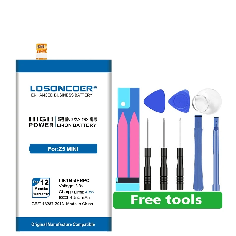 LOSONCOER 4050 мА/ч, LIS1594ERPC для sony Xperia Z5 мини Z5 компактный E5823 E5803 Батарея XA ультра C6 F3216 F3215 F5321 F3216Xc Xmini