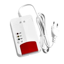 Wifi capteur de gaz détecteur de fuite de gaz alarme Tuya vie intelligente App Smart Home sécurité fonctionne avec Alexa Google Home IFTTT prise ue(China)