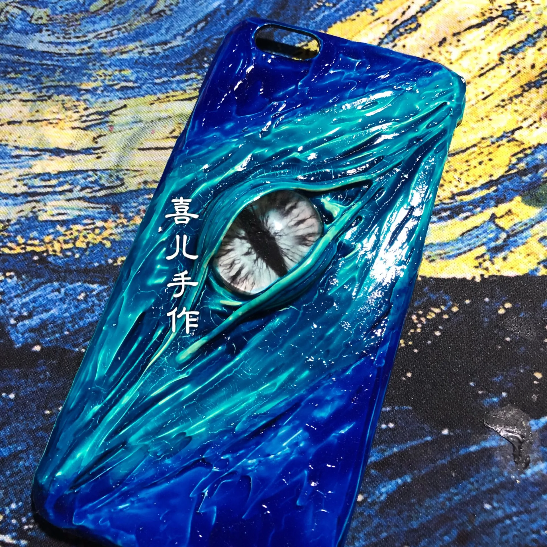 Ручной работы 3D страшный глаз чехол для телефона для iPhone X Max Чехол для мобильного телефона apple11pro матовый Силиконовый мягкий чехол 8p защитный чехол