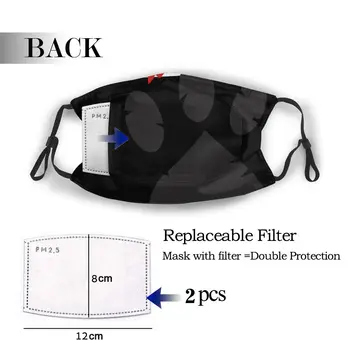 

protective mask with filter Love Logo Letter anti dust PM2.5 reuse adult teen child girl