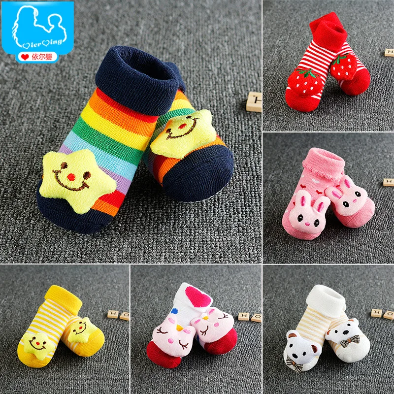 

Anti-slip Month Spring And Autumn Season 0-369 Socks Baby Infant Relent Month Newborns Unisex Adorable Pig Spring And Autumn Soc