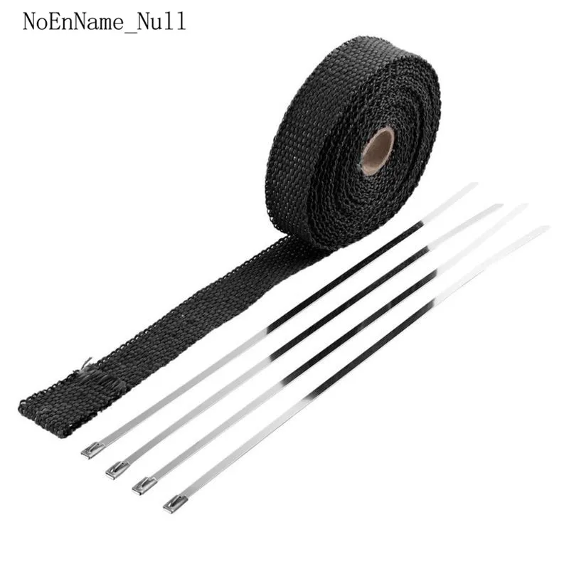 High quality motorcycle car exhaust pipe banana with heat insulation fireproof safematerial engine coke head cloth