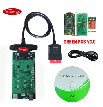 2 шт. для delphis VD DS150E CDP VD TCS CDP PRO Plus Bluetooth 2015R3/,0 pro OBD2 автомобильный грузовик OBDII диагностический инструмент - Цвет: without Bluetooth