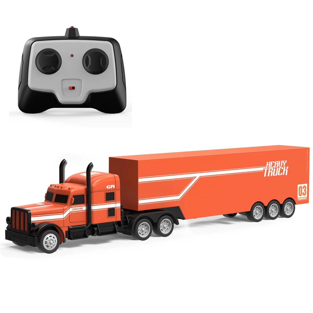 

2.4G Toy Car Funny Electronic Vehicle Engineering Gift Model Kids Simulation Children USB Charging Remote Control RC Truck