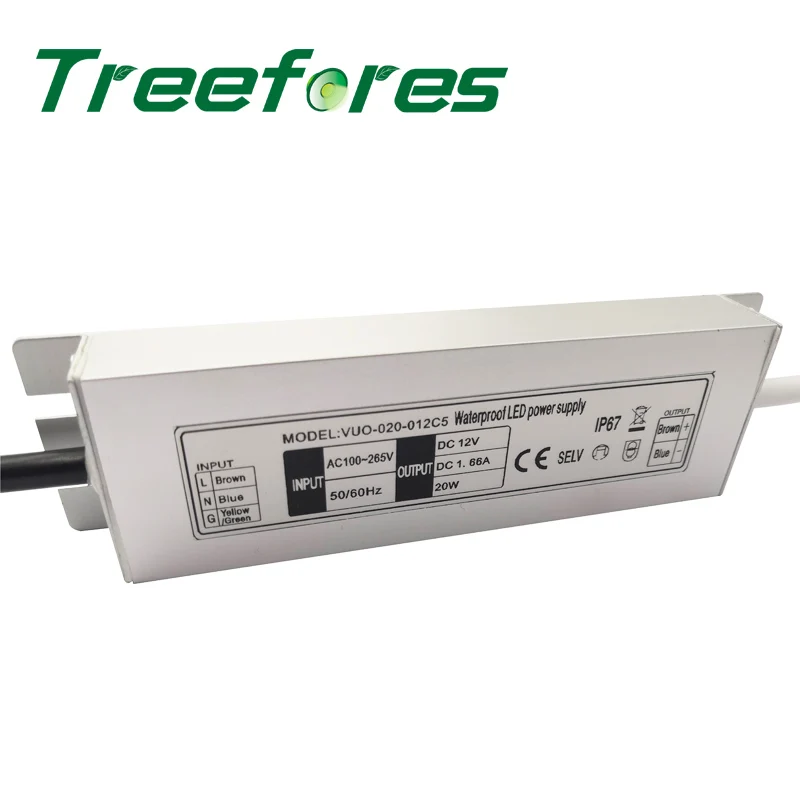 20W 12V 24V SLim led driver