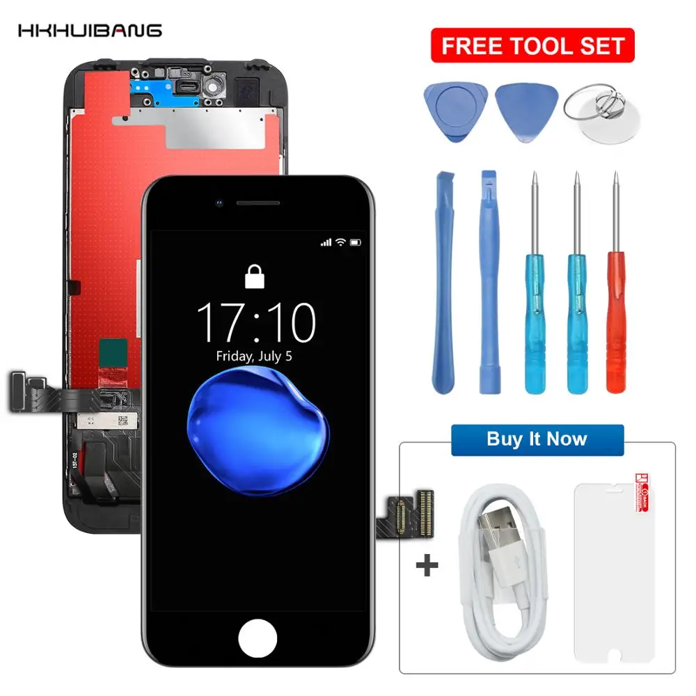 

AAA++ Screen Replacement For iPhone 6 6S 7 8 Plus LCD Display With 3D Touch Screen Digitizer Assembly For iPhone 5 5C 5S LCD