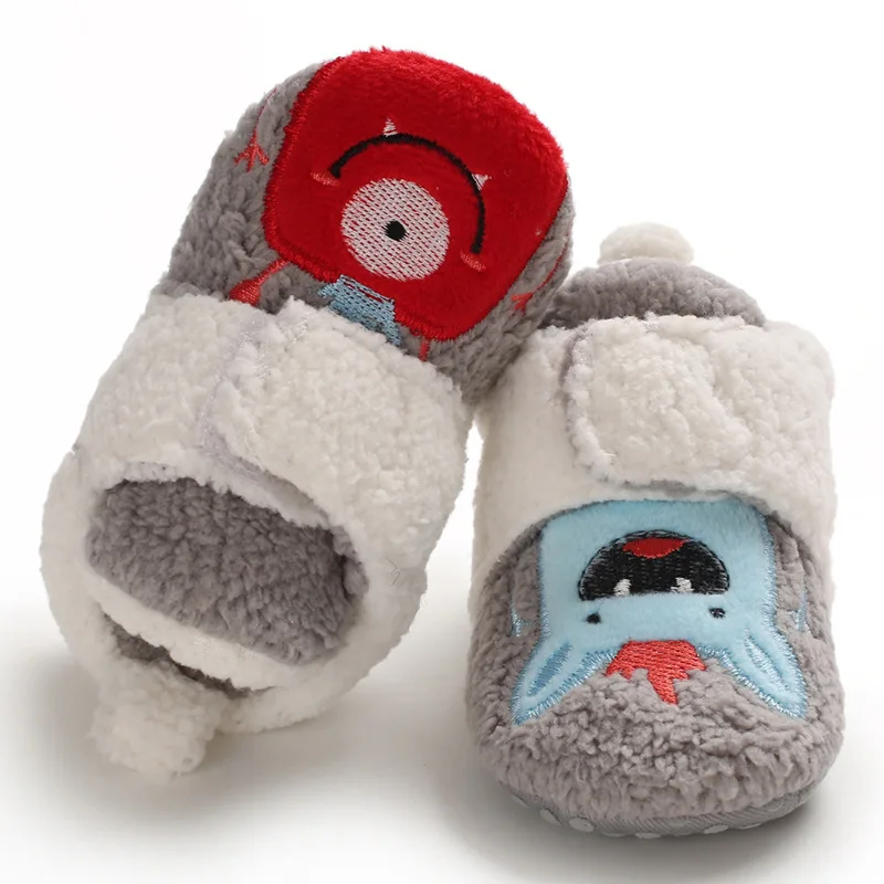 Explosion models winter 0-1 years old men and baby print animal pattern snow boots non-slip comfort baby baby toddler shoes