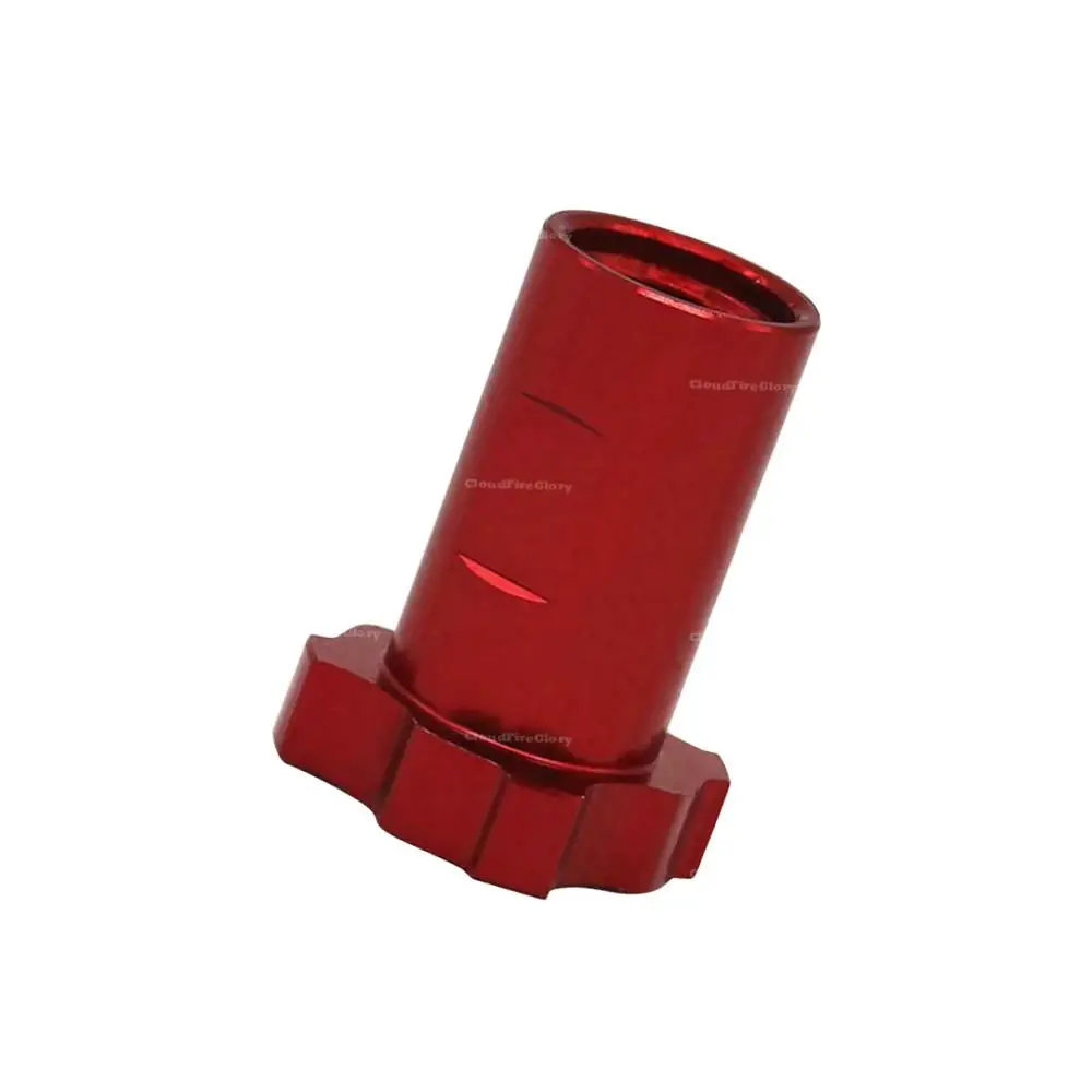 CloudFireGlory For PPS Cup Gun Pot Joints Adapter M16x1.5mm Internal Thread Spray Gun Connector Red