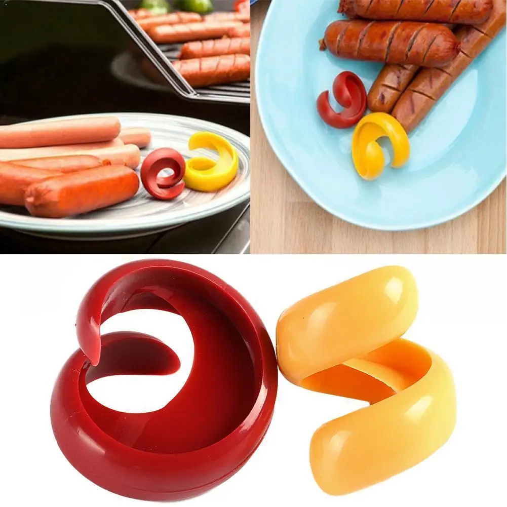 Manual Fancy Sausage Cutter Barbecue Hot Dogs Cutting Auxiliary