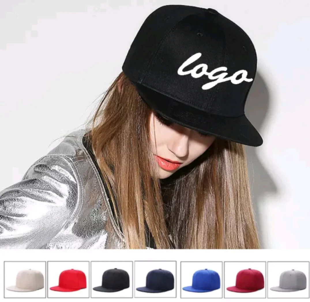 

DIY Logo flat cap Custom-made Brand Baseball Cap Snapback Embroidery Letter Wholesale Hat High-quality Hip-hop Trucker Cap