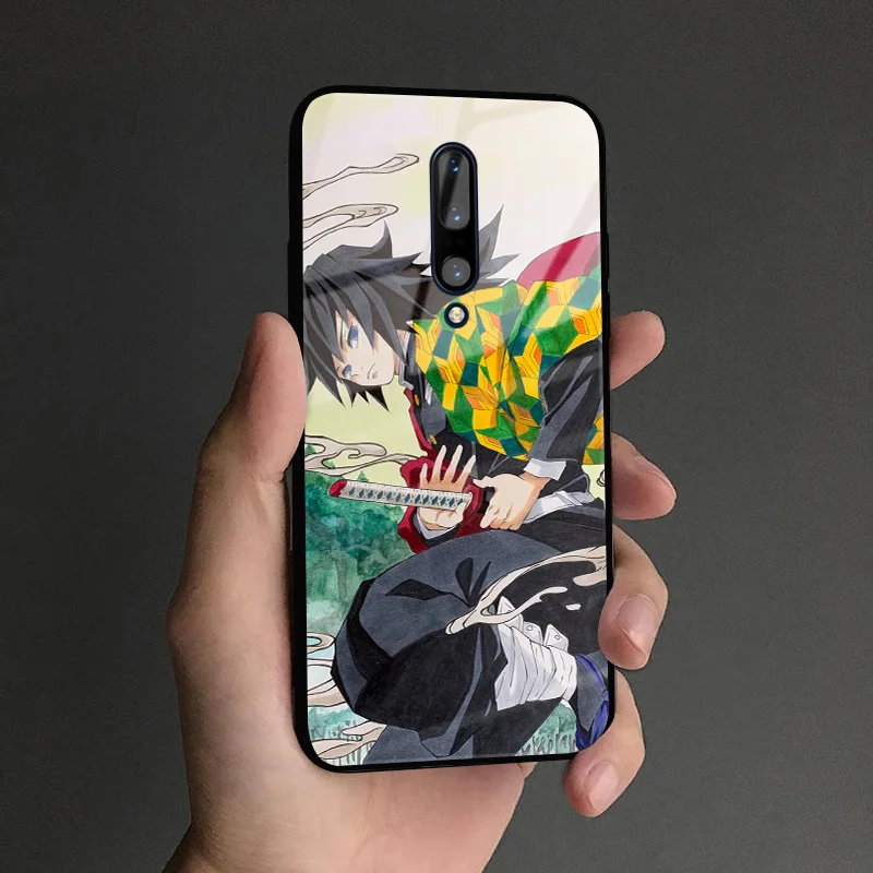 AE 2720 Giyu Tomioka Demon Slayer Kimetsu no Yaiba, мягкий силиконовый чехол для телефона из закаленного стекла, гладкая оболочка для OnePlus 6 6T 7T Pro - Цвет: AE 2720