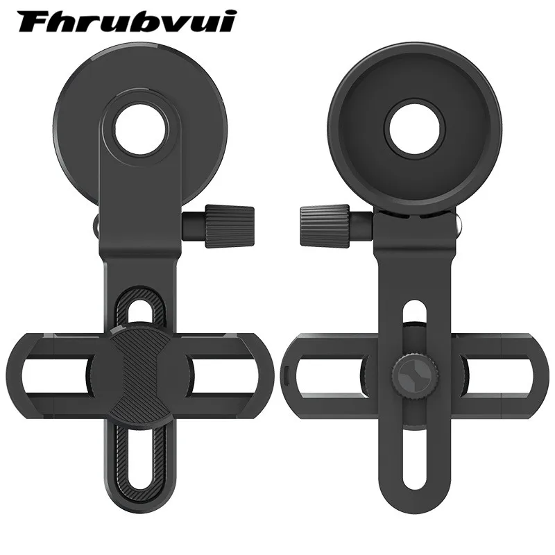 Soporte Universal para adaptador de teléfono móvil, montaje de Clip, Material de goma suave para Binocular, Monocular, telescopio