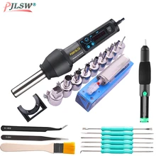 EU220V/US110V 650W 8108LCD регулируемый электронный тепловой горячий воздушный пистолет для снятия припоя паяльная станция IC SMD BGA+ насадка нагнетатель горячего воздуха