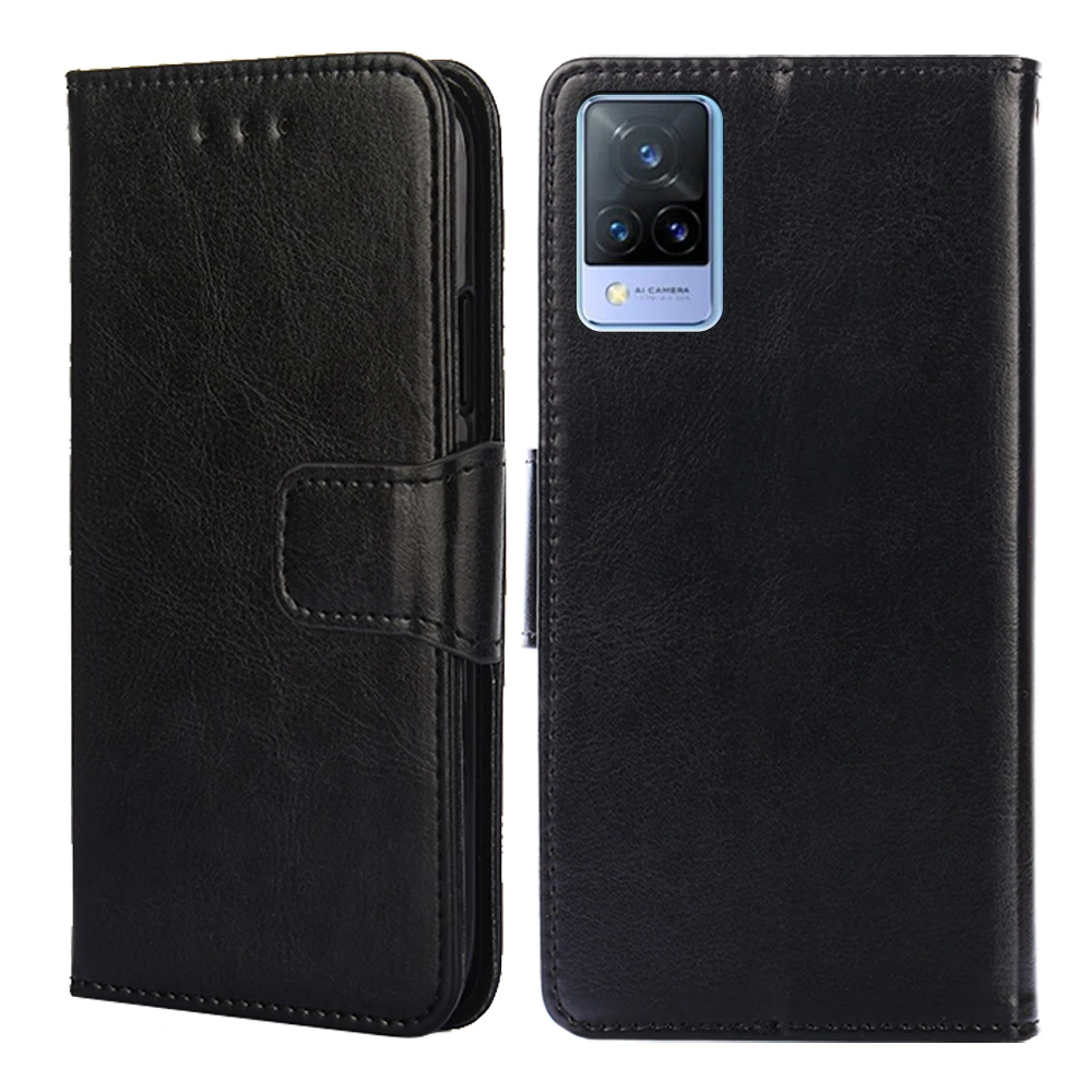 Flip Wallet Case For Vivo V21E V21 V20 SE X60 X50 Y70 2020 V17 V19 V15 V11 X27 Pro Plus X50E X51 Y71T Cover Leather Card Slot | Мобильные