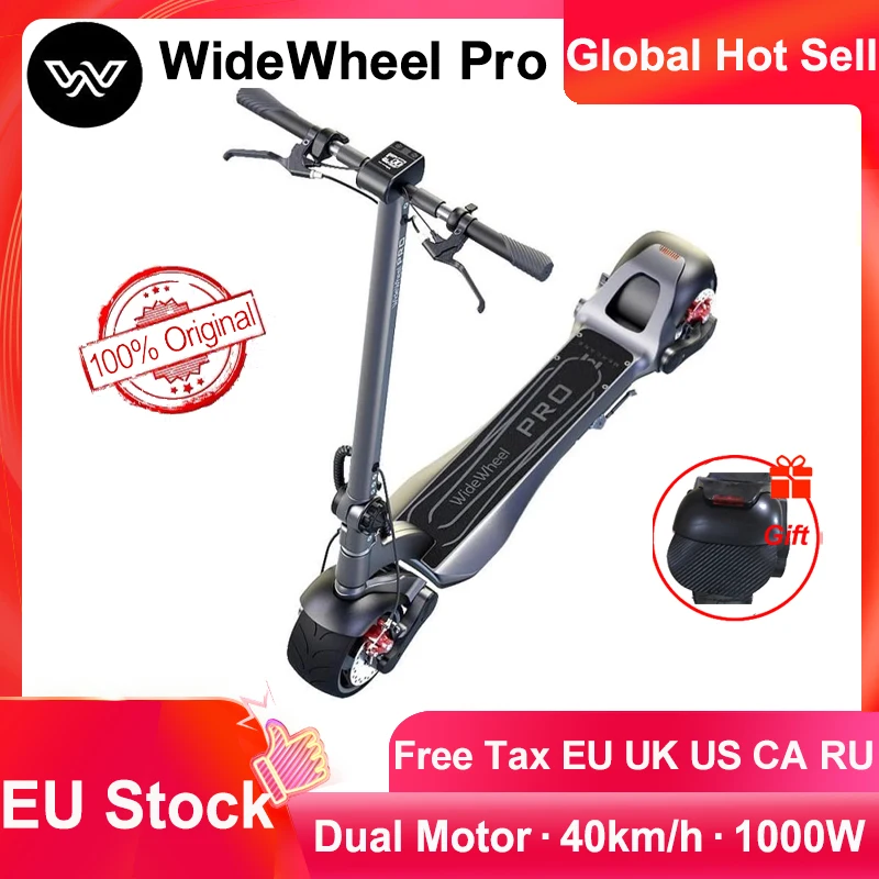 2020 Mercane WideWheel Pro Kickscooter Электрический c площадкой для стояние и широкими колесами