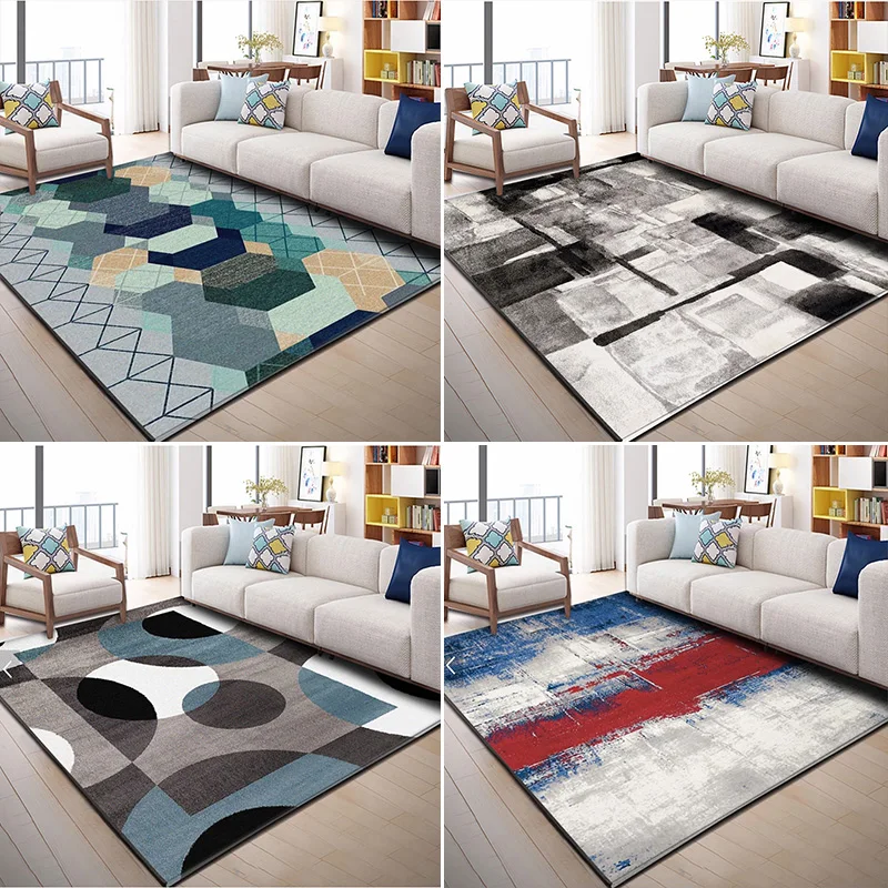 

Nordic carpet sofa tea table mat modern minimalist bedroom bed full of personality rectangular mat