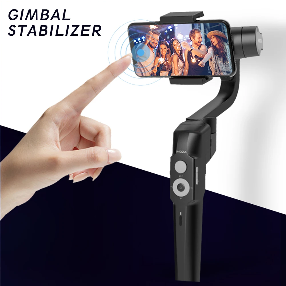 

Foldable Timelapse Outdoor Travel Anti Shake Handheld Object Tracking Gimbal Stabilizer 3-Axis Smartphone Video Accessories Zoom