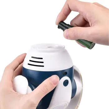 

5 Wind Speed Adjustable Bladeless Fan USB Rechargeable Air Cooler Portable Silent Leafless Cooling Fan