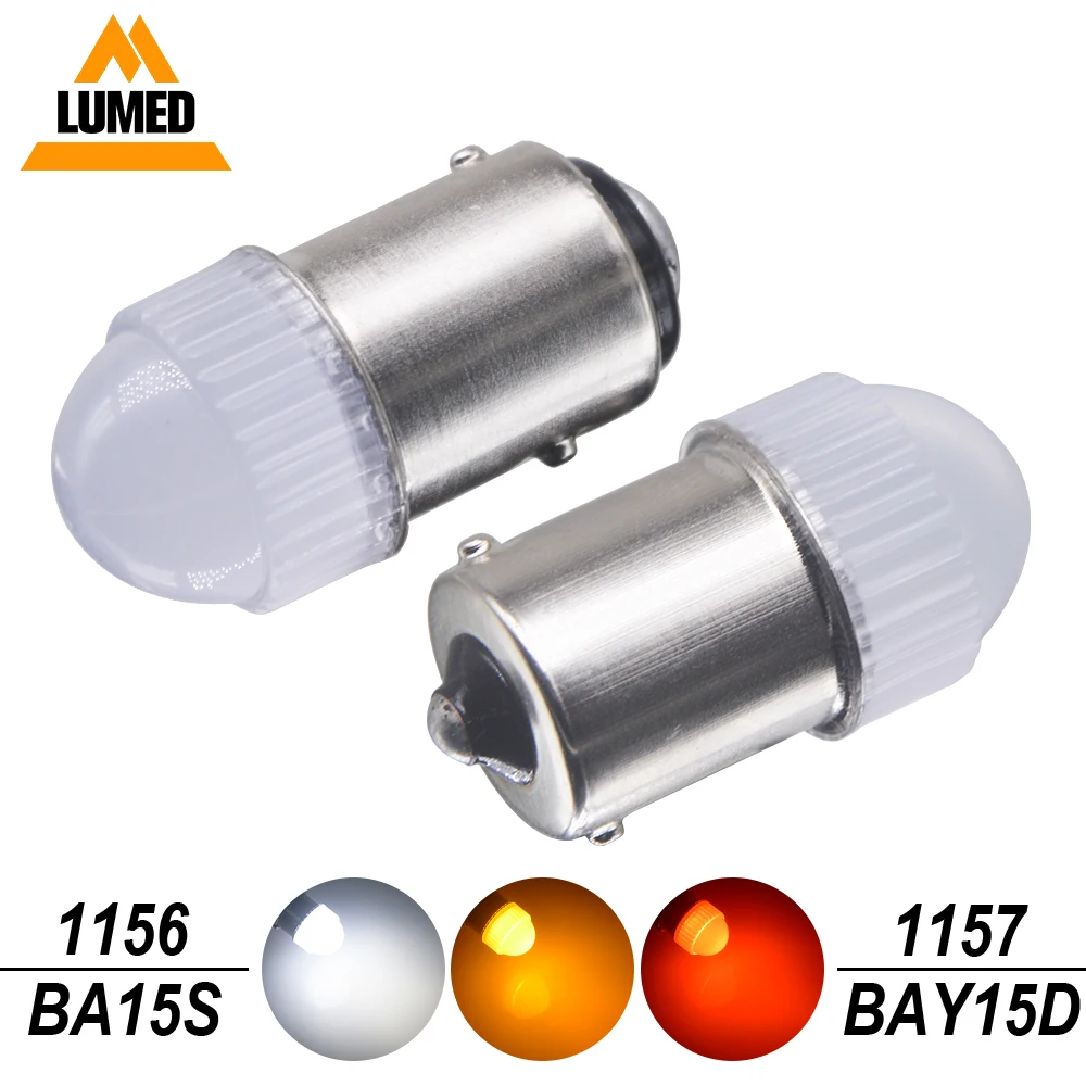 100 шт. 1156 P21W 7506 BA15S 1157 BAY15D светодиодный авто тормоз светильник дневные ходовые огни дальнего света Обратный лампы поворотники AC/DC 12V