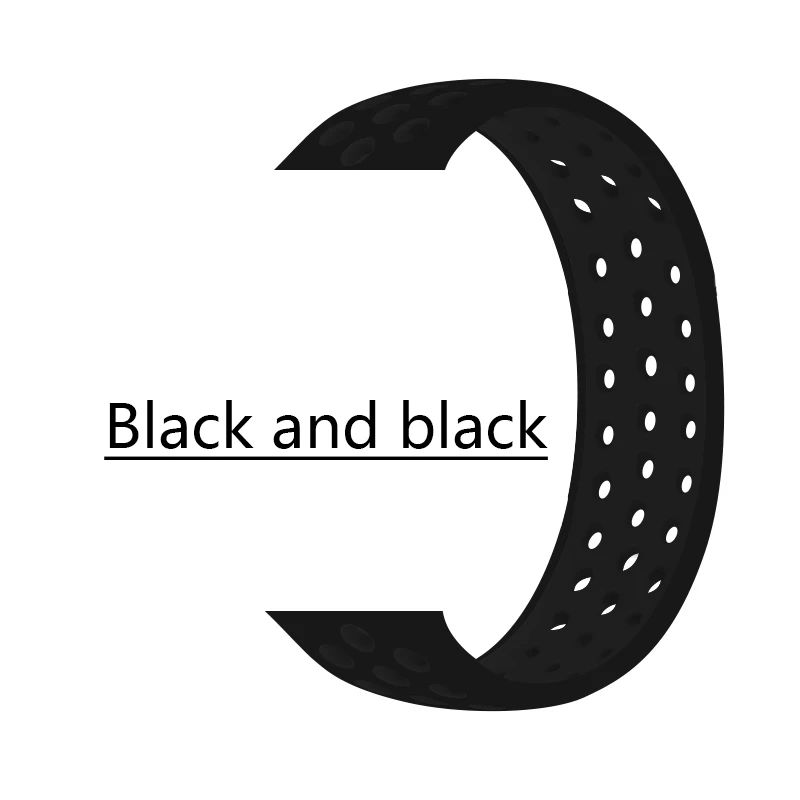 Ремешок спортивный мужской для iWatch Series 6 4 5 40 мм силиконовый браслет A watch 3 42 38