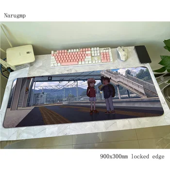

Detective Conan pad mouse Colourful computer gamer mouse pad 900x300x4mm padmouse Cartoon mousepad ergonomic gadget office mats