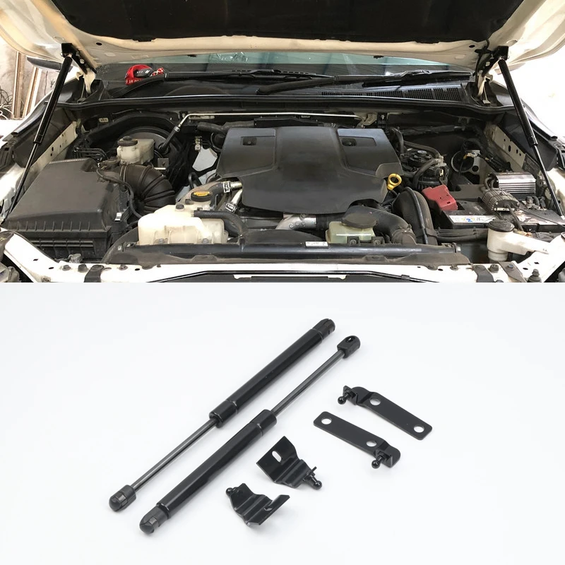 

for Toyota Fortuner Hilux Revo 2015 2016 Two Sides Auto Front Hood Bonnet Modify Gas Struts Lift Support Shock Damper