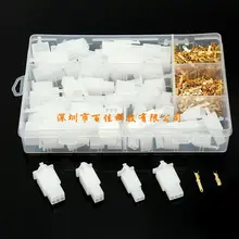 Freies Verschiffen 380PCS 40 sets von auto motorrad 2,8mm 2 3 4 6 pin terminal block anschluss