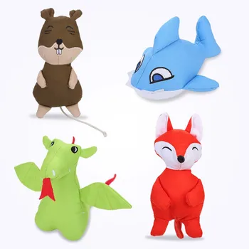 

Pet Dog Plush Bite Molar Teeth Vocal Toy Squirrel Sounding Puppy Dog Chew Toy queak Toy for Cat Pets