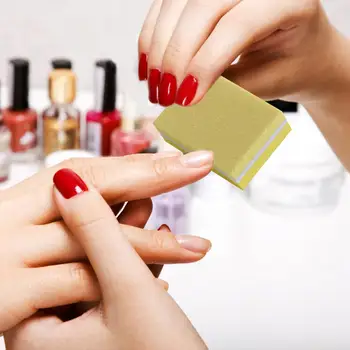 

Nail Art Buffers Hot Selling Fine Polishing Multi-function 50pcs Sponge Blocks Sanding Grinding Polishing Mini Manicure Buffers