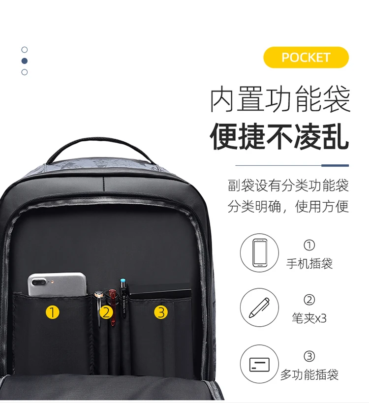 HEFLASHOR, мужской рюкзак с защитой от воровства, рюкзак с USB, 15,6 дюймов, рюкзак для ноутбука, для женщин и мужчин, водонепроницаемая школьная сумка, Мужская Дорожная сумка Mochila