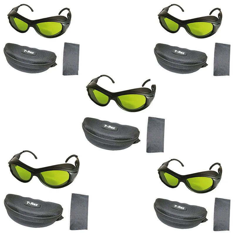 

Pack of 5 200nm-2000nm IPL Laser Protection Goggles Safety Glasses CE OD5+ UV400 for Beaty & cosmetology with Box