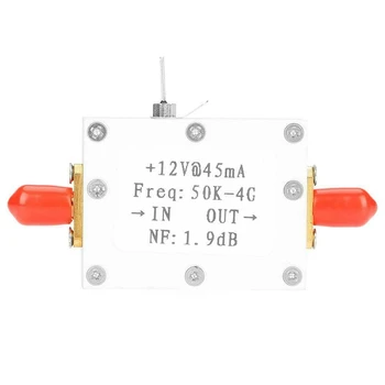 

AABB-Rf Broadband Amplifier LNA Low Noise 50K-4G High Gain 25DB @ 0.8G High Gain Flatness Rf Amplifier for a Wide Range of Short