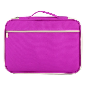 

A4 Zippered Office Folder Passport Holder Document Bag File Organizer Waterproof Oxford Portable Large Capacity Business Travel