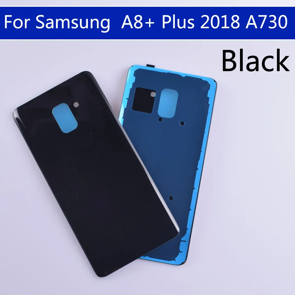 A730 для Samsung Galaxy A8+ Plus A730 SM-A730F A730DS A730F корпус крышка батареи задняя крышка чехол задняя дверь шасси оболочка