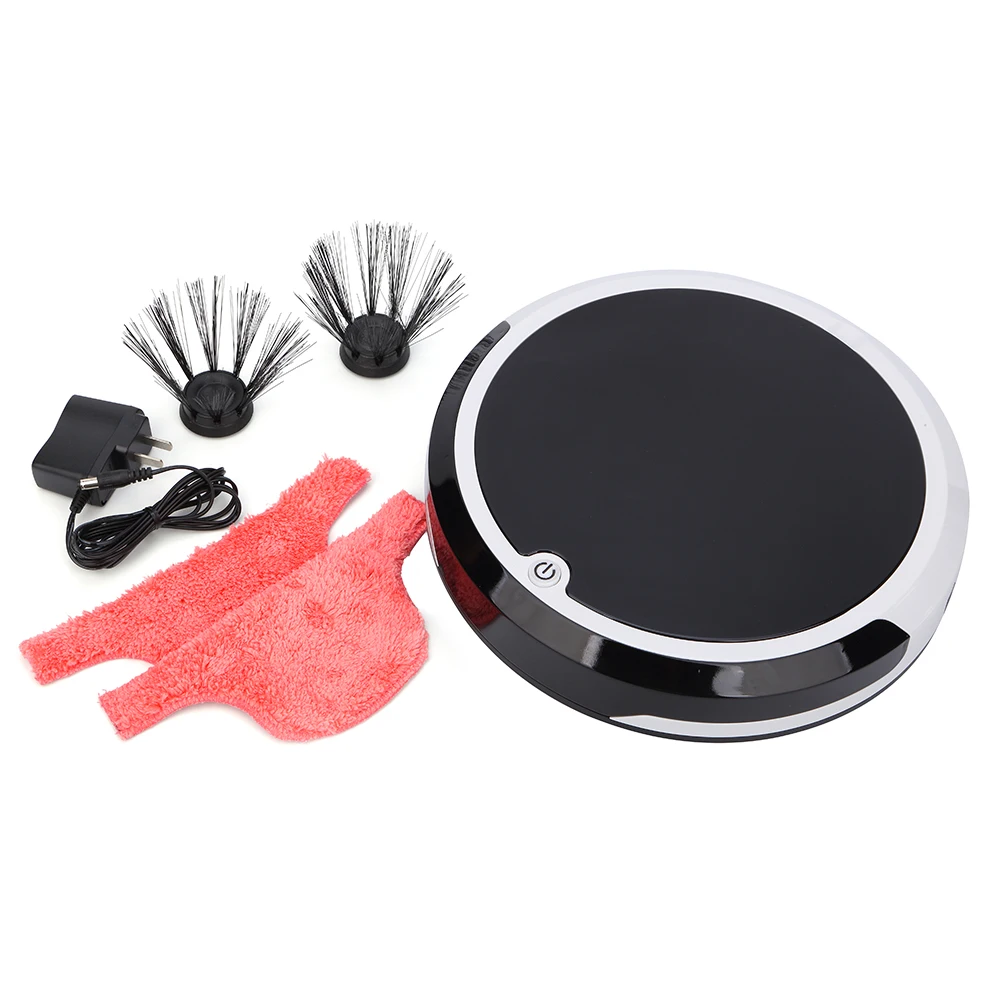 Automatic Vacuum Cleaner Electric Robot Mopping Sweeping Suction Cordless Auto Dust Sweeper Machine Anti-drop for Home Cleaning