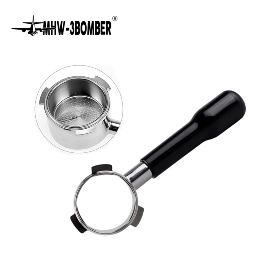 54 мм кофе бездонный Portafilter для Breville 870/878/880 фильтр корзина из нержавеющей стали
