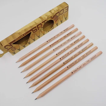 

[MARCO] (6 Pieces/Lot) High Quality HB Natural Wooden Pencil For Writing Kids School Office Stationery 6001-12CB