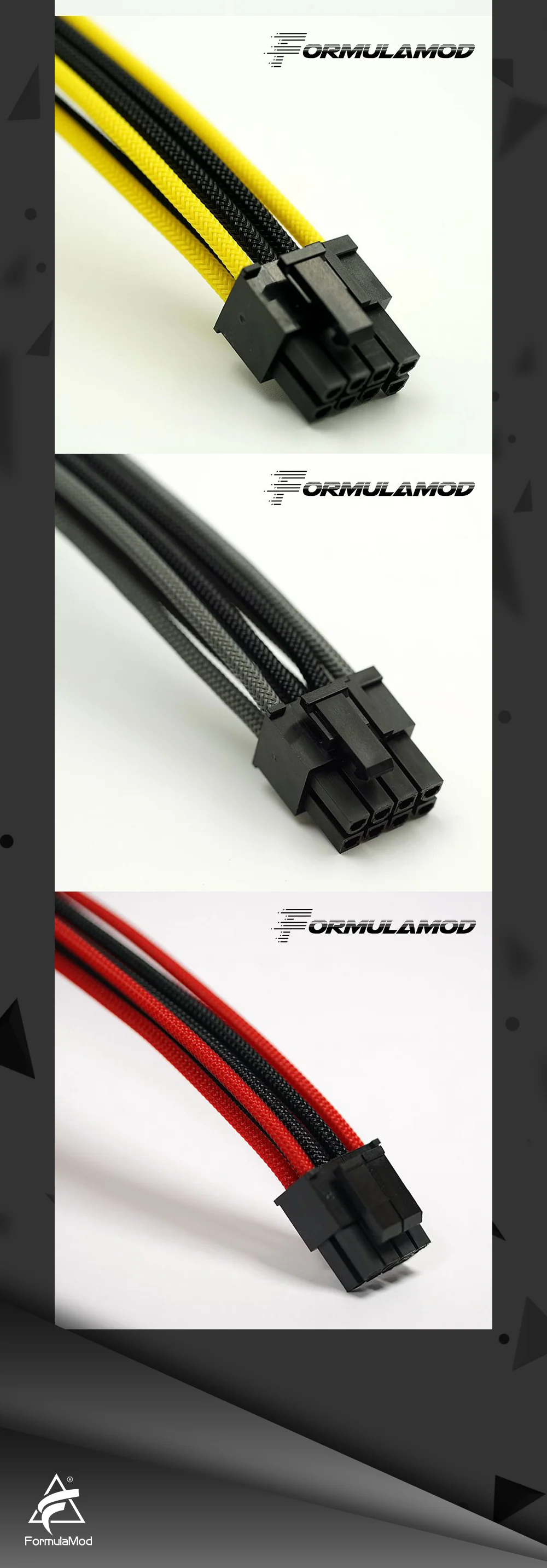 FormulaMod Fm-cpu 8P-C, ЦП 8Pin удлинитель питания, материнская плата 18AWG 8Pin многоцветные соответствующие кабели расширения