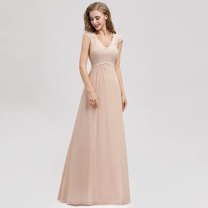 Vestidos De Madrinha Ever Pretty Blush платья подружек невесты трапециевидной формы с v-образным вырезом и рукавом-крылышком элегантные торжественные платья для свадебной вечеринки
