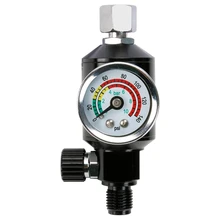 Valve de régulation d'air avec manomètre et séparateur de filtre en ligne pour outils de pulvérisation d'air