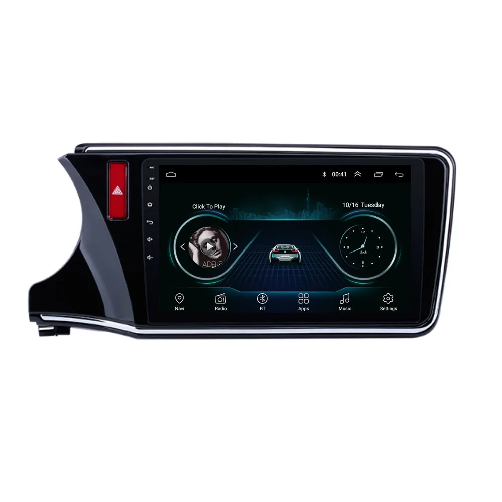 

4G LTE Android 8.1 For HONDA CITY 2014 2015 2016 2017 2018 2019 Multimedia Stereo Car DVD Player Navigation GPS Radio