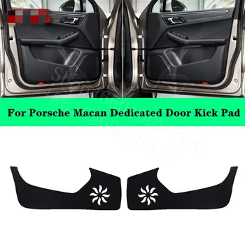 

Puou high quality For Porsche Macan 4pcs Car Inside Door Cover Pad Scratch Protection Anti Kick Pad Car Interior Accessorie