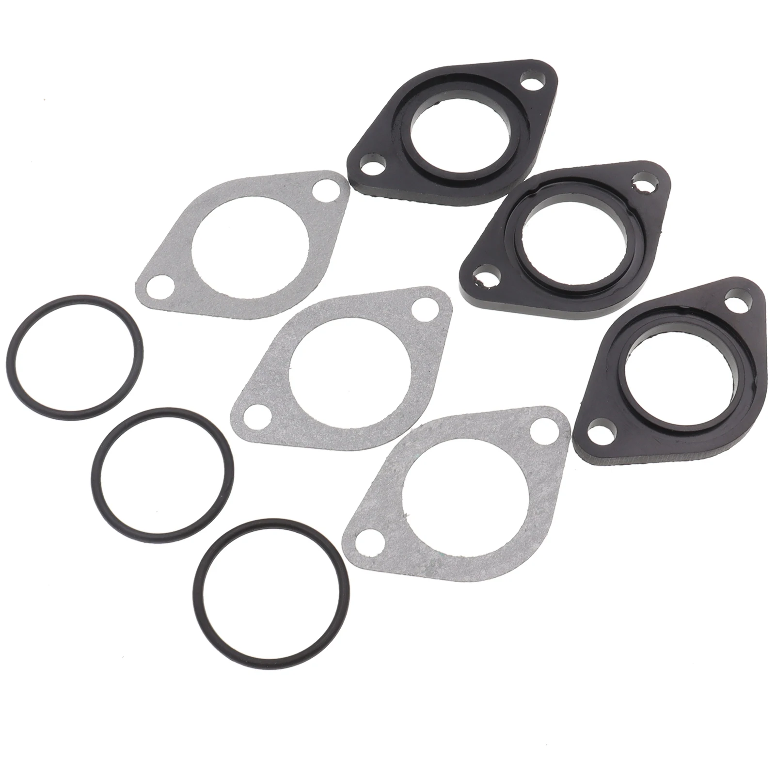 흡기 매니폴드 스페이서 O-RING 스페이서 가스켓, ATV 고 카트, 3 세트 PZ26 PZ27 PZ30 기화기, 26mm 기화기, 6mm