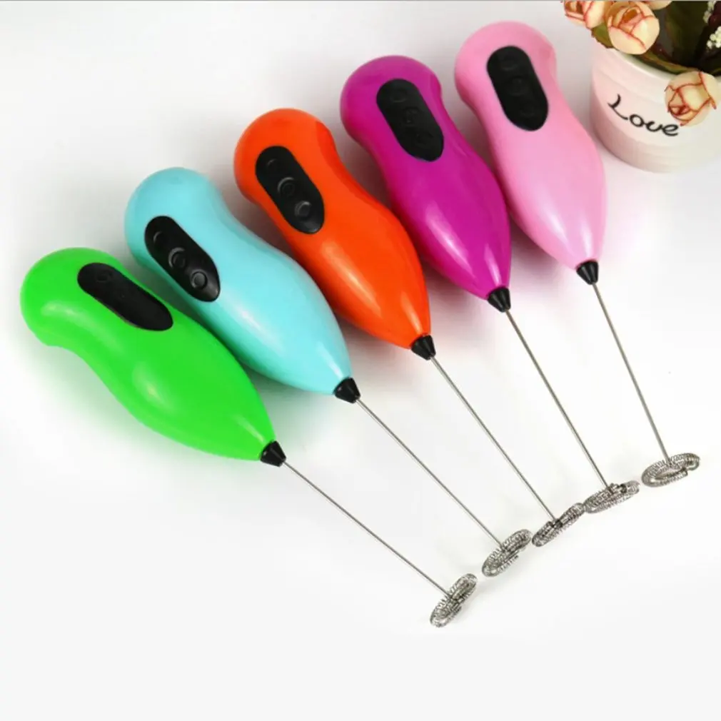 

Manual Coffee Blender Egg Beater Bubbler Milk Foamer Maker Stir Juice Electric Handheld Mixer Blender Egg Stirring Kitchen Tools