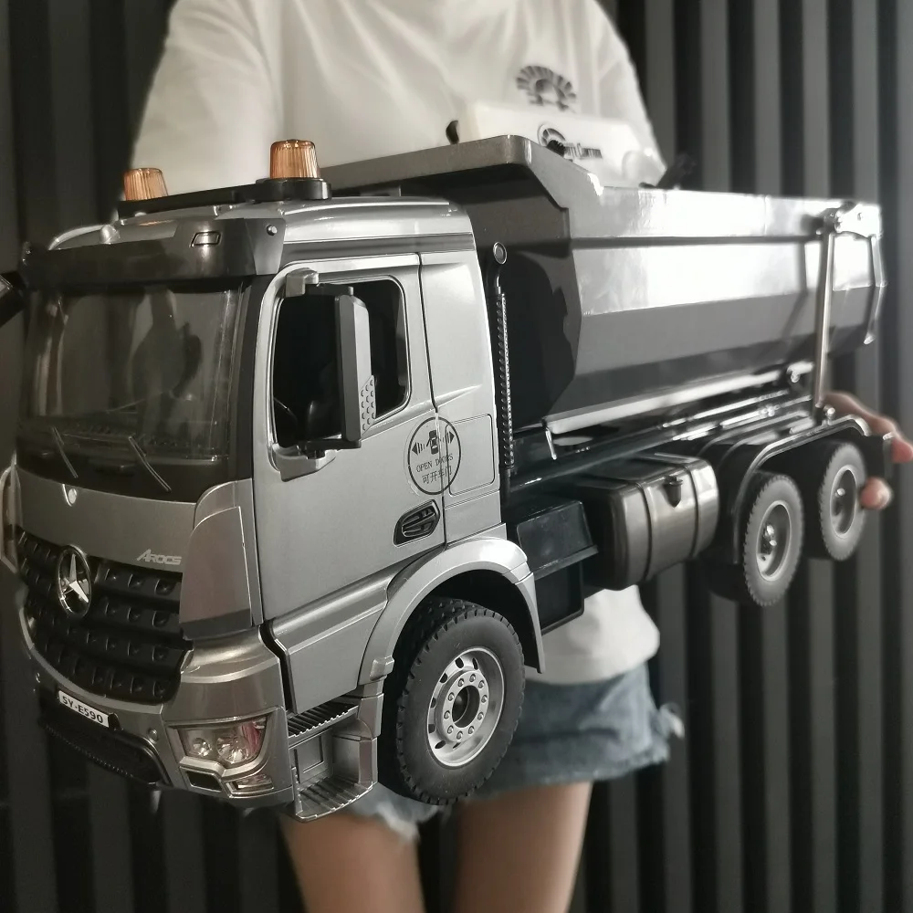 E562 RC camion 2.4Ghz télécommande modèle de voiture Arocs Construction  radiocommandé Machine à plateau plat jouet camion remorque jouets pour  garçon - AliExpress