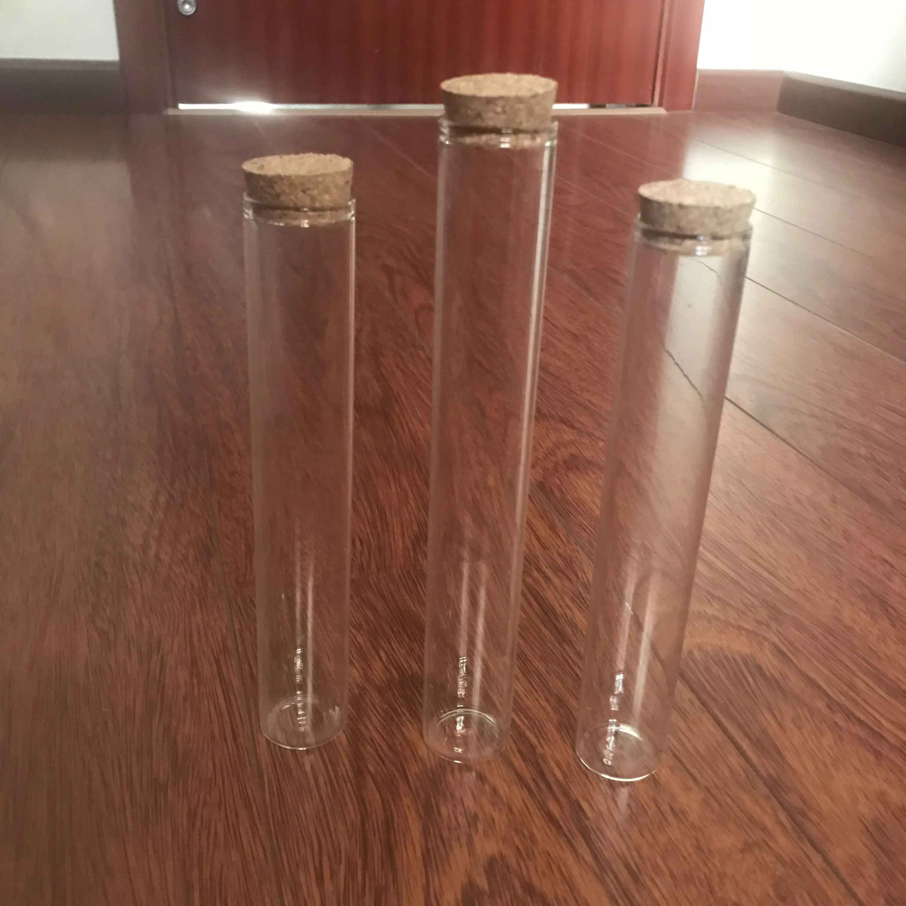 30x180mm 110ml 5PCS 15/20/25/30/35/40/50/60/80/110 мл лаборатории Стекло Тесты с пробковой пробки бутылки с корковой пробкой большой Ёмкость Стекло банки - Цвет: 30x180mm 110ml
