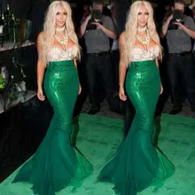 Сексуальная юбка с блестками и хвостом русалки для женщин, карнавальный костюм на Хэллоуин, модные вечерние костюмы