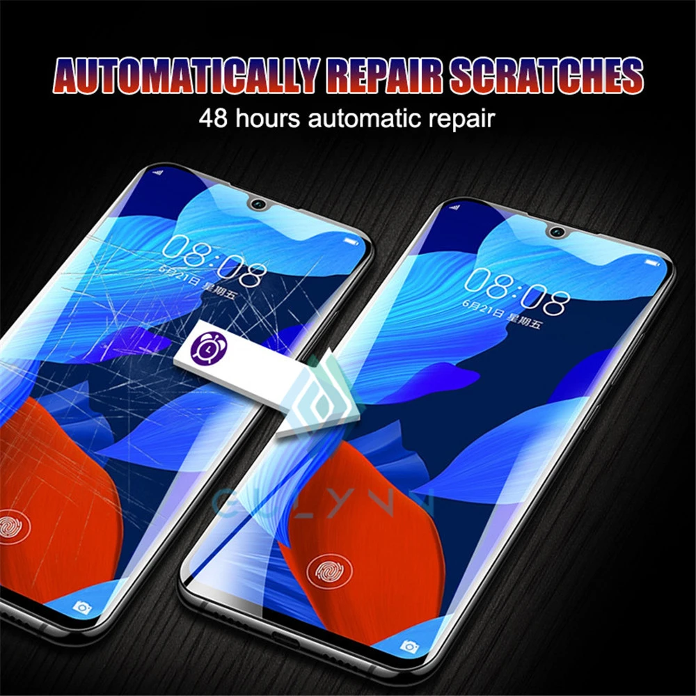 Передняя и задняя Гидрогелевая пленка 94DD для Huawei P30 40 P20 Lite P Smart Z Защита экрана Nova 5
