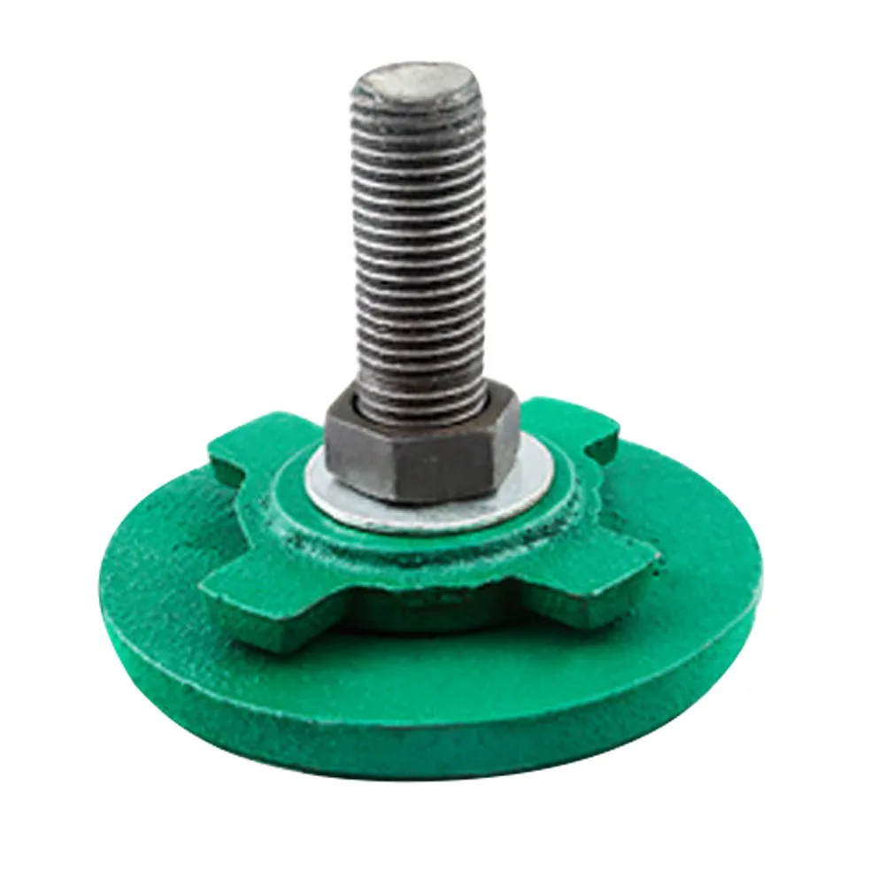 

M20 Screw On High Accuracy Accessories Durable Punching Machine Buffer Balancing Flat Base Damping Pad Adjustable Height Iron