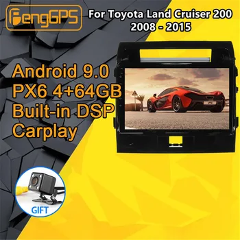 

For Toyota Land Cruiser 200 LC200 Android Radio Car Multimedia Player Stereo PX6 Audio GPS Navigation Head unit Autoradio IPS